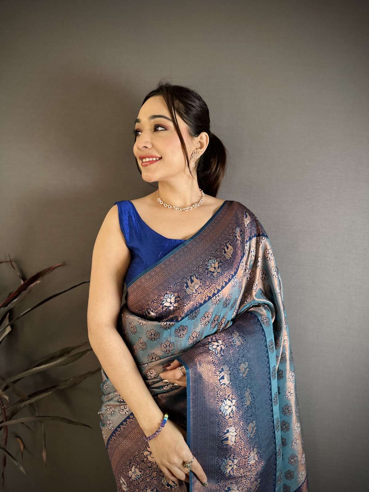 MARIYA BY ASLIWHOLESALE TISSUE SILK BANARASI SAREES - 00230
