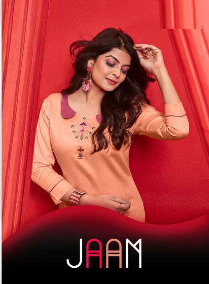 MOKSH INTERNATIONAL JAAM Vol-1 COTTON KURTIS - 00154