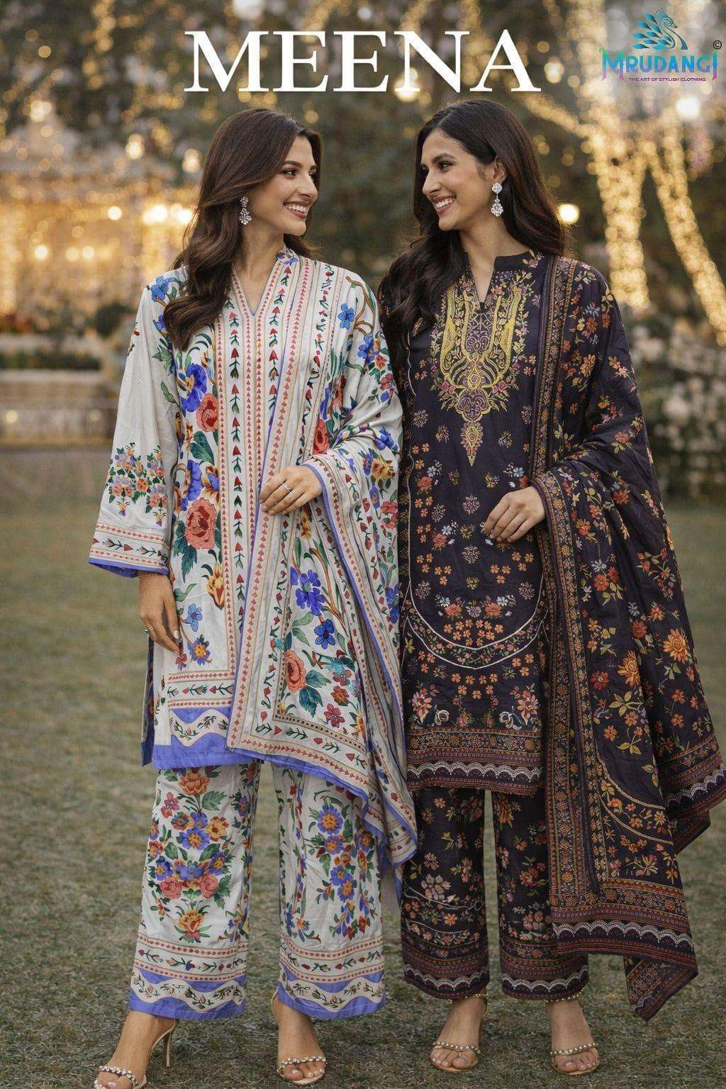 MRUDANGI MEENA PREMIUM RAYON PAKISTANI DRESSES -  00095