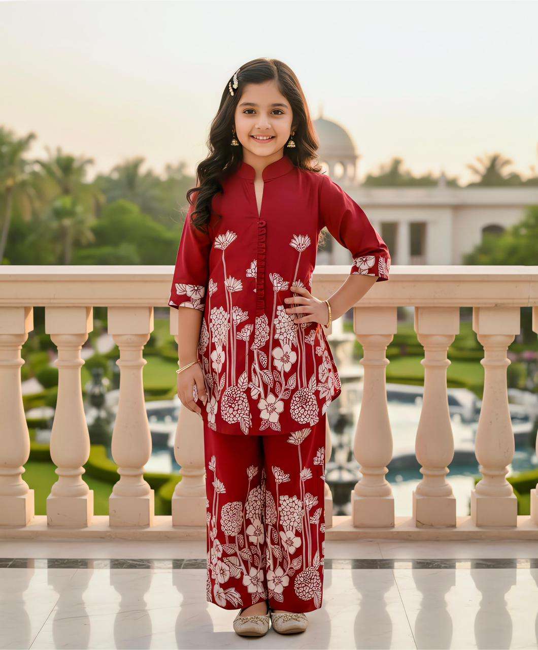 NEETI VOL-51 BY ASLIWHOLESALE SOFT COTTON EMBROIDERY KIDS CO-ORD SET-00239