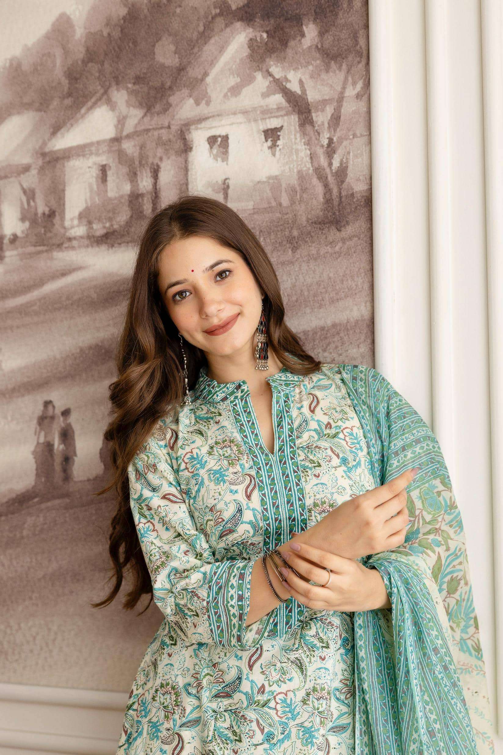 NEETI VOL-56 BY ASLIWHOLESALE PRINTED PREMIUM COTTON DRESSES-00239