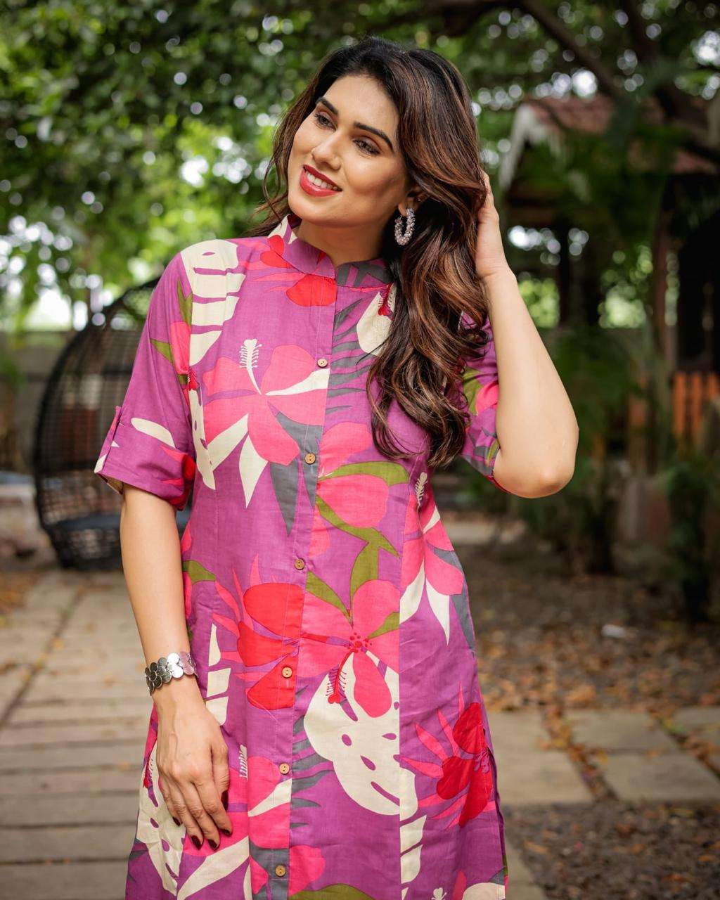 NEETI VOL-57 BY ASLIWHOLESALE COTTON PRINTED CO-ORD SET - 00239