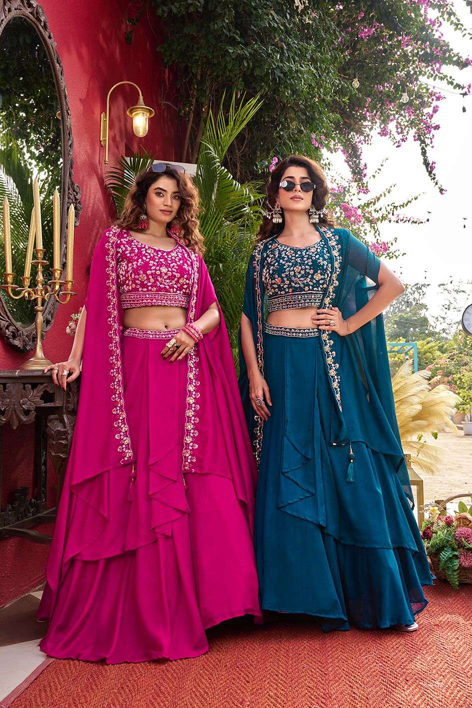 RM-169 BY ASLIWHOLESALE VICHITRA SILK EMBROIDERY LEHENGA-00236