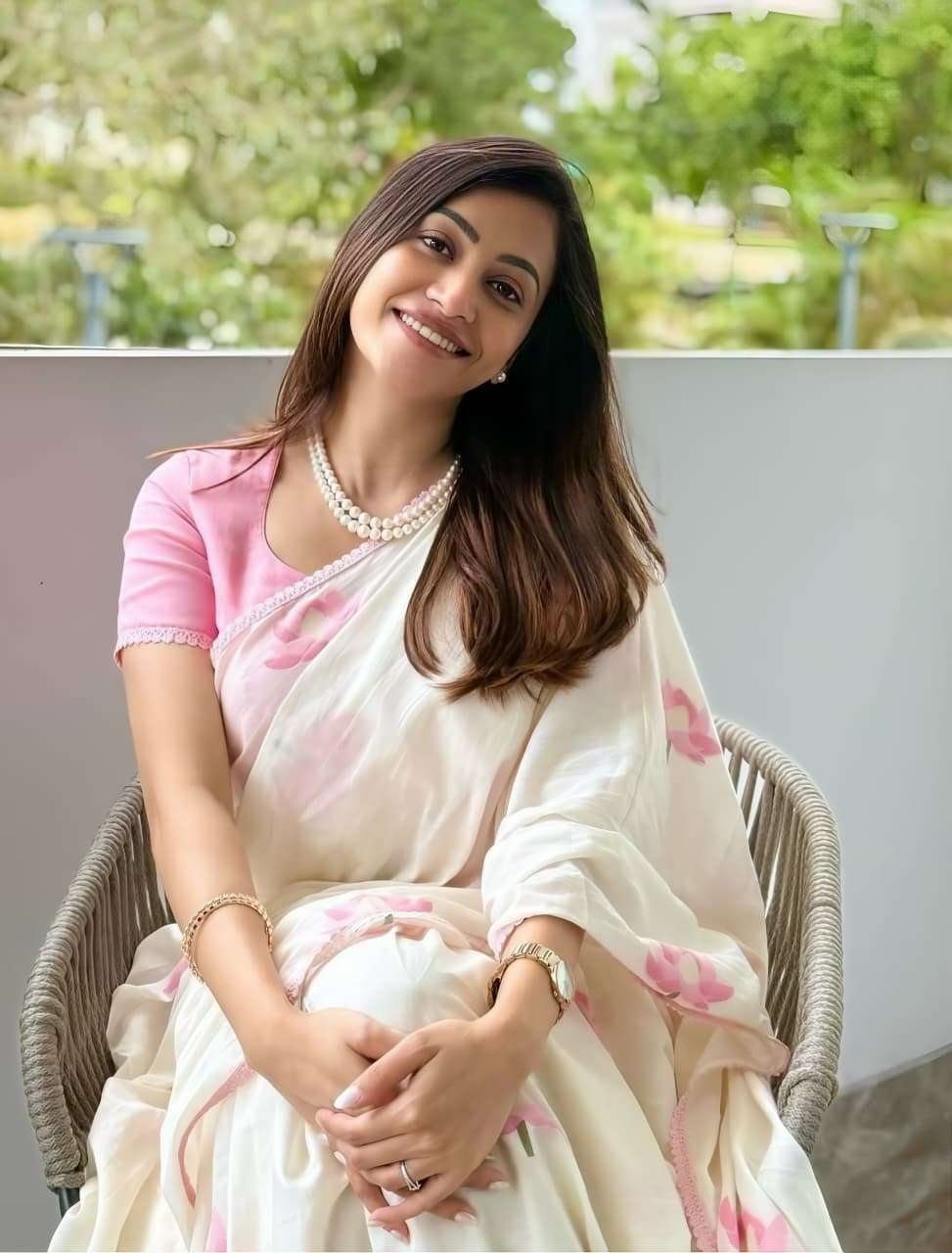 SC-PINKCROCHET BY ASLIWHOLESALE PREMIUM LINEN PRINTED SAREES-00292