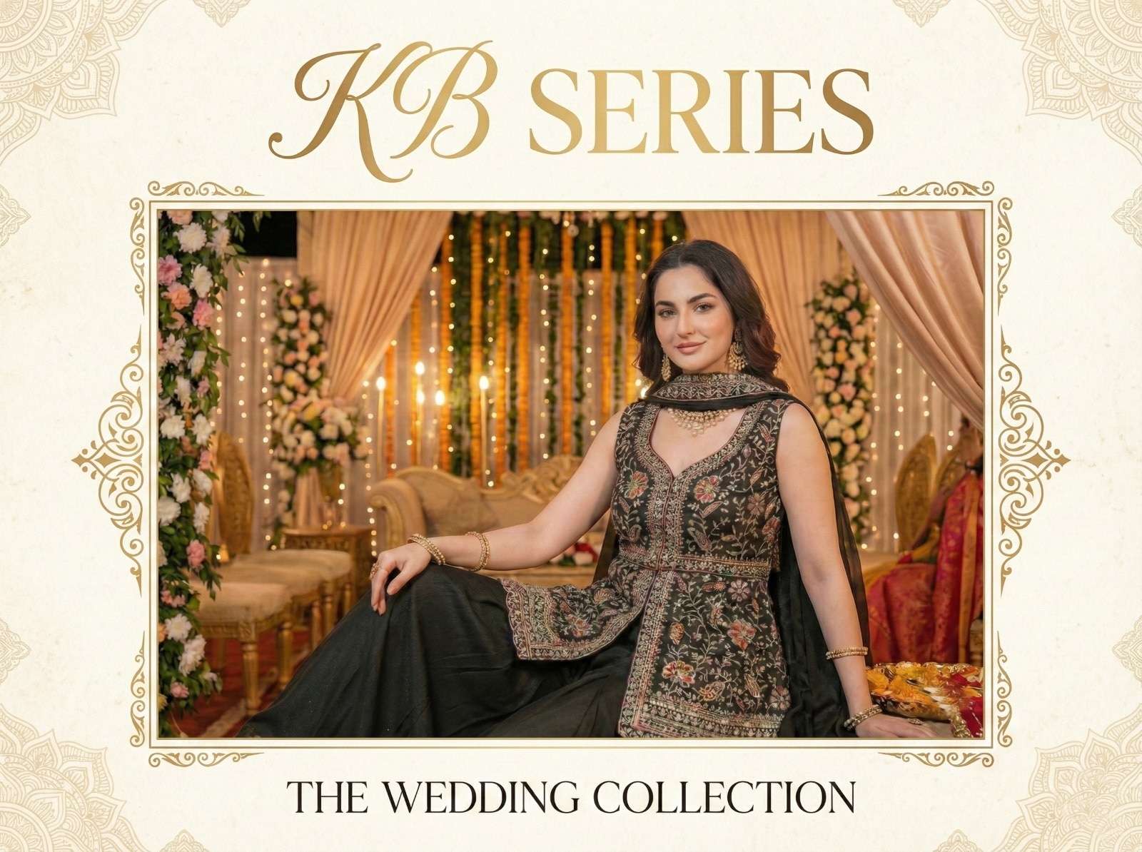 SENHORA KB-3316 A TO B SERIES GEORGETTE EMBROIDERY DRESSES-00035