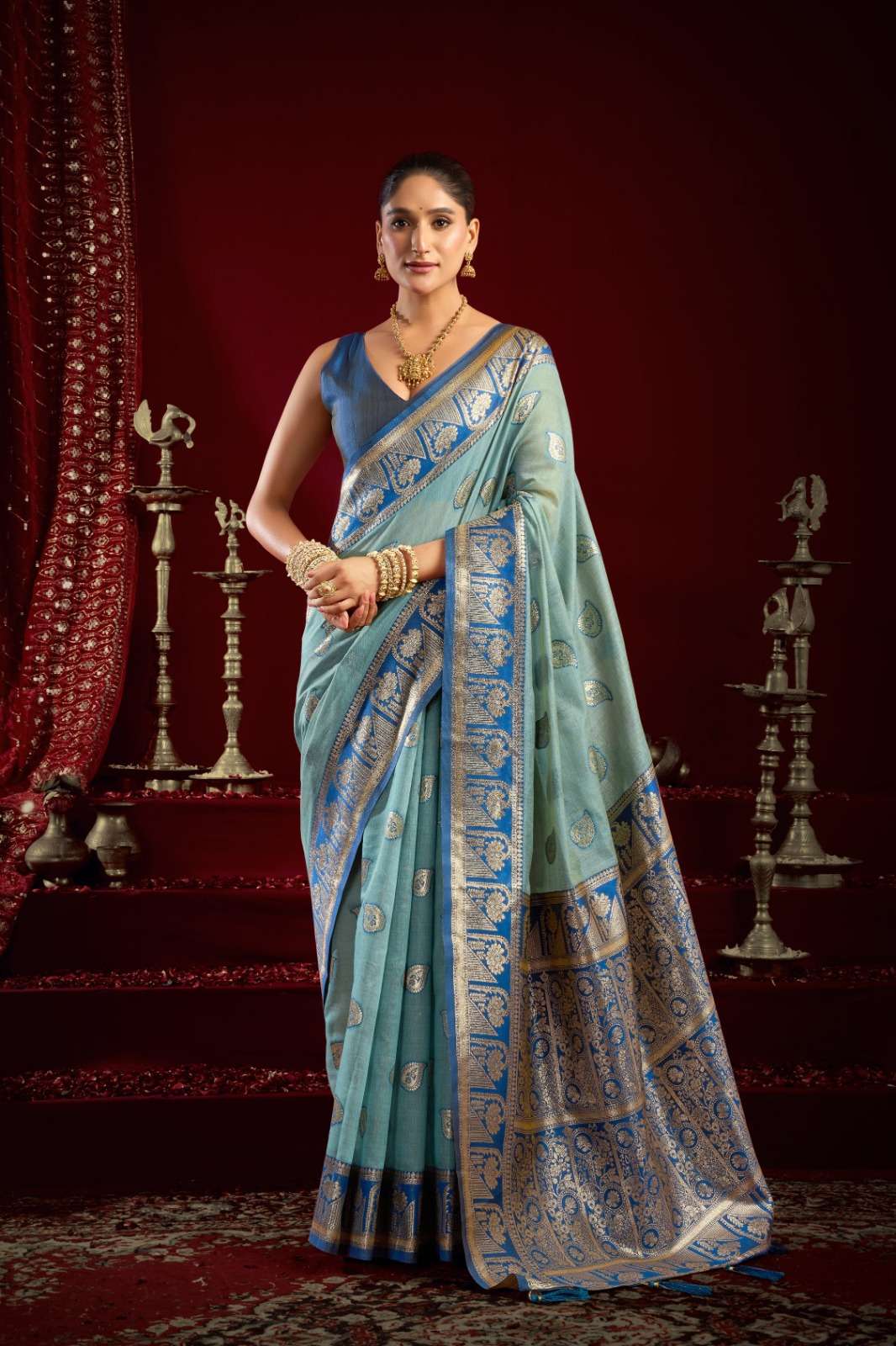 SHIVIKA BY ASLIWHOLESALE 2501 TO 2506 SERIES BANARASI SILK SAREES-00321