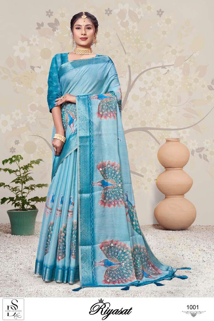 SHUBH SHREE CREATION RIYASAT VOL-1 1001 TO 1006 SERIES KANJIVARAM SILK SAREES-00025