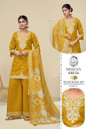 SINHAN VOL-6 126 A TO D SERIES HEAVY MUL COTTON EMBROIDERY DRESSES-00401