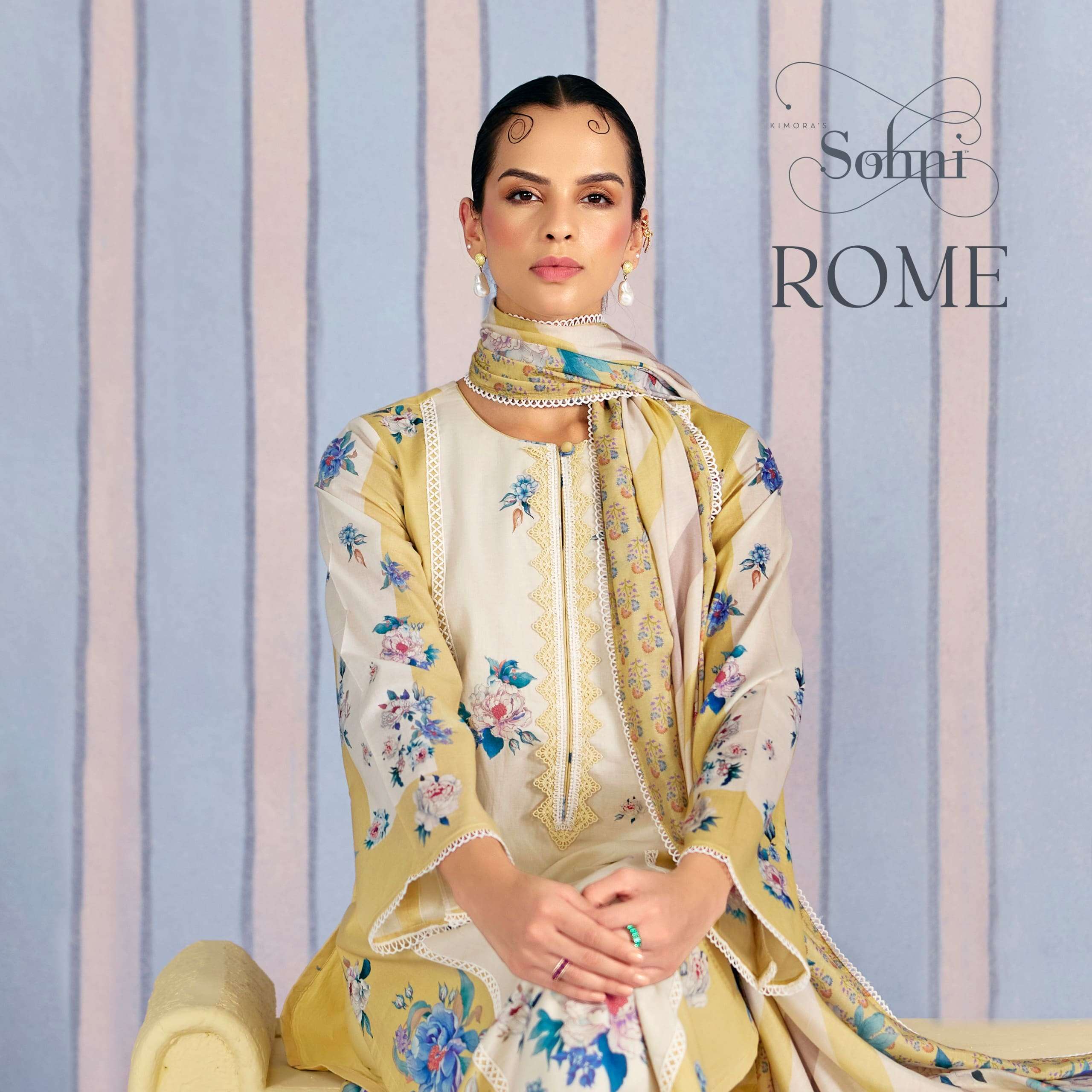 SOHNI ROME BY ASLIWHOLESALE COTTON LAWN PRINTED PAKISTANI SUITS-00069