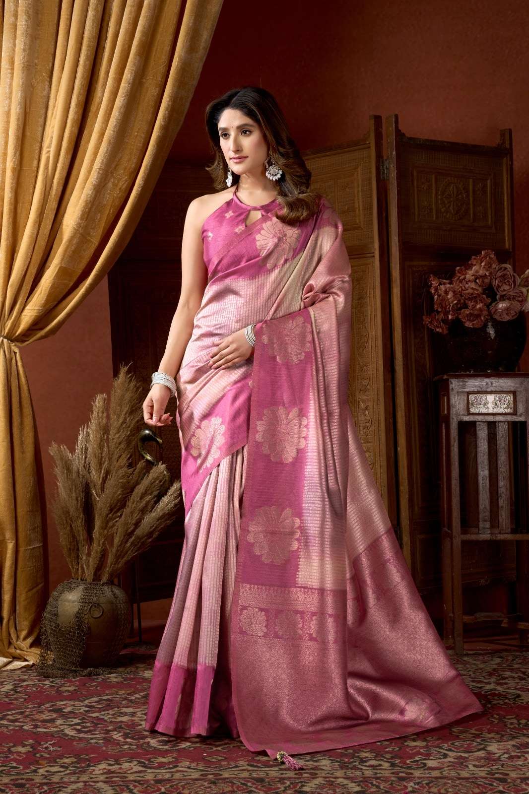 STELLA BY ASLIWHOLESALE KOTA SILK PRINTED SAREES-00321