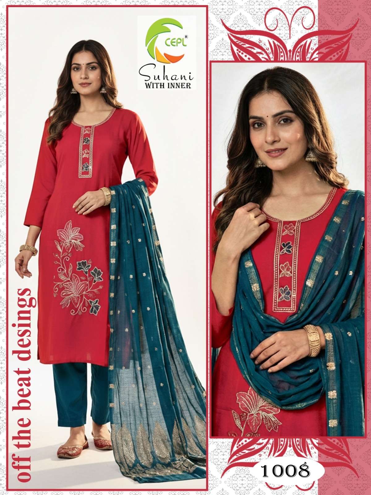 SUHANI VOL-2 BY ASLIWHOLESALE VATICAN SILK PRINTED STITCHED SUITS SET-00320
