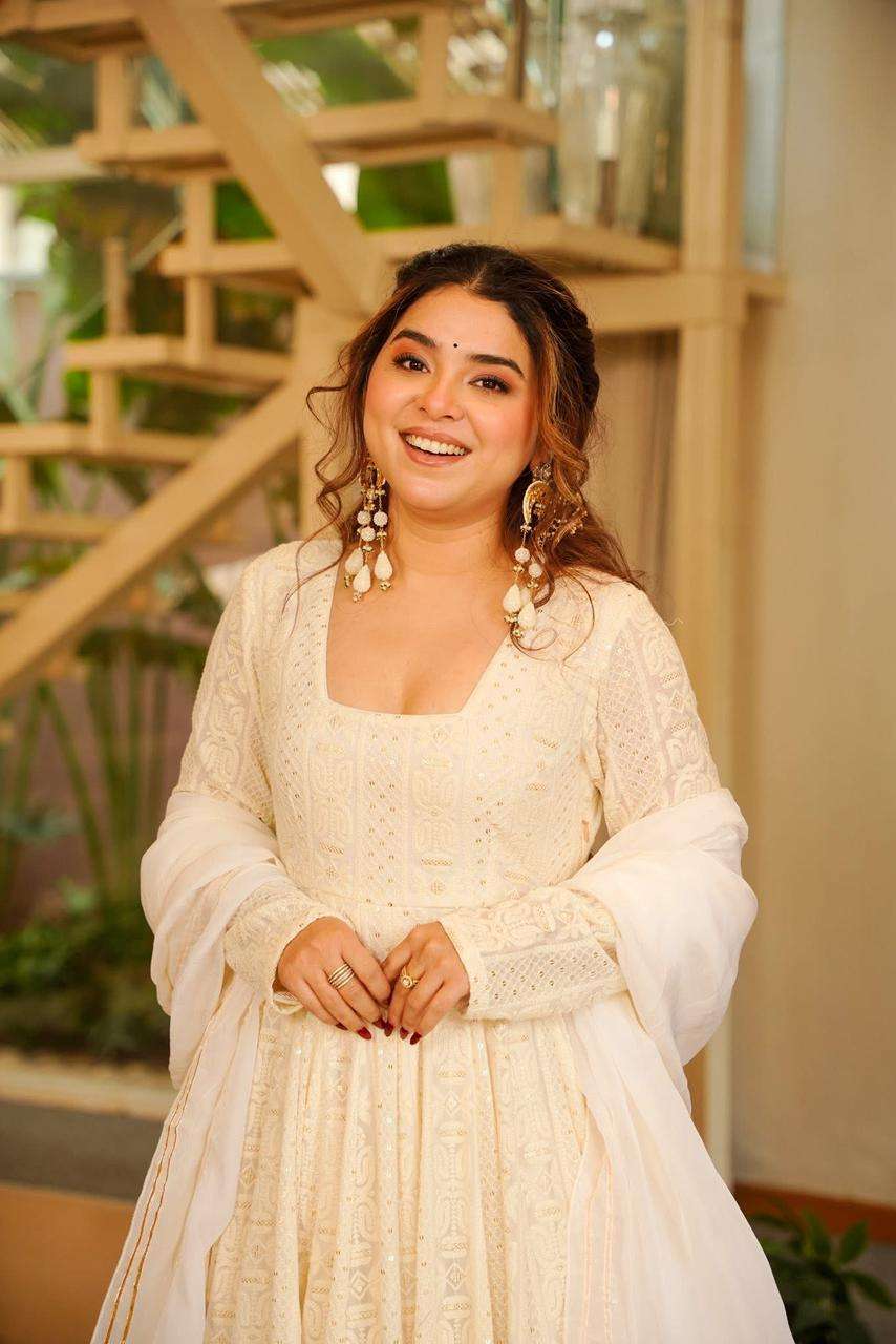  TD-6115 BY ASLIWHOLESALE GEORGETTE EMBROIDERY ANARKALI SUITS - 00235