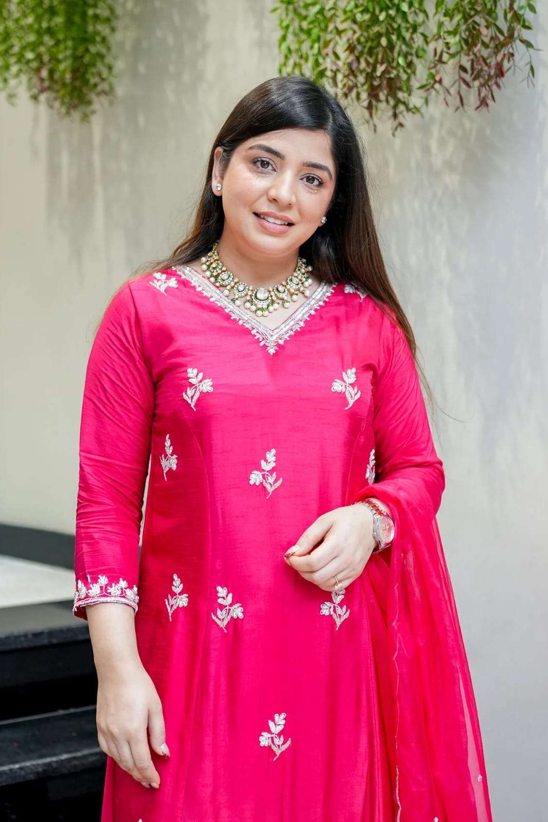 VEENA BY ASLIWHOLESALE MUSLIN EMBROIDERY STITCHED DRESSES-00264