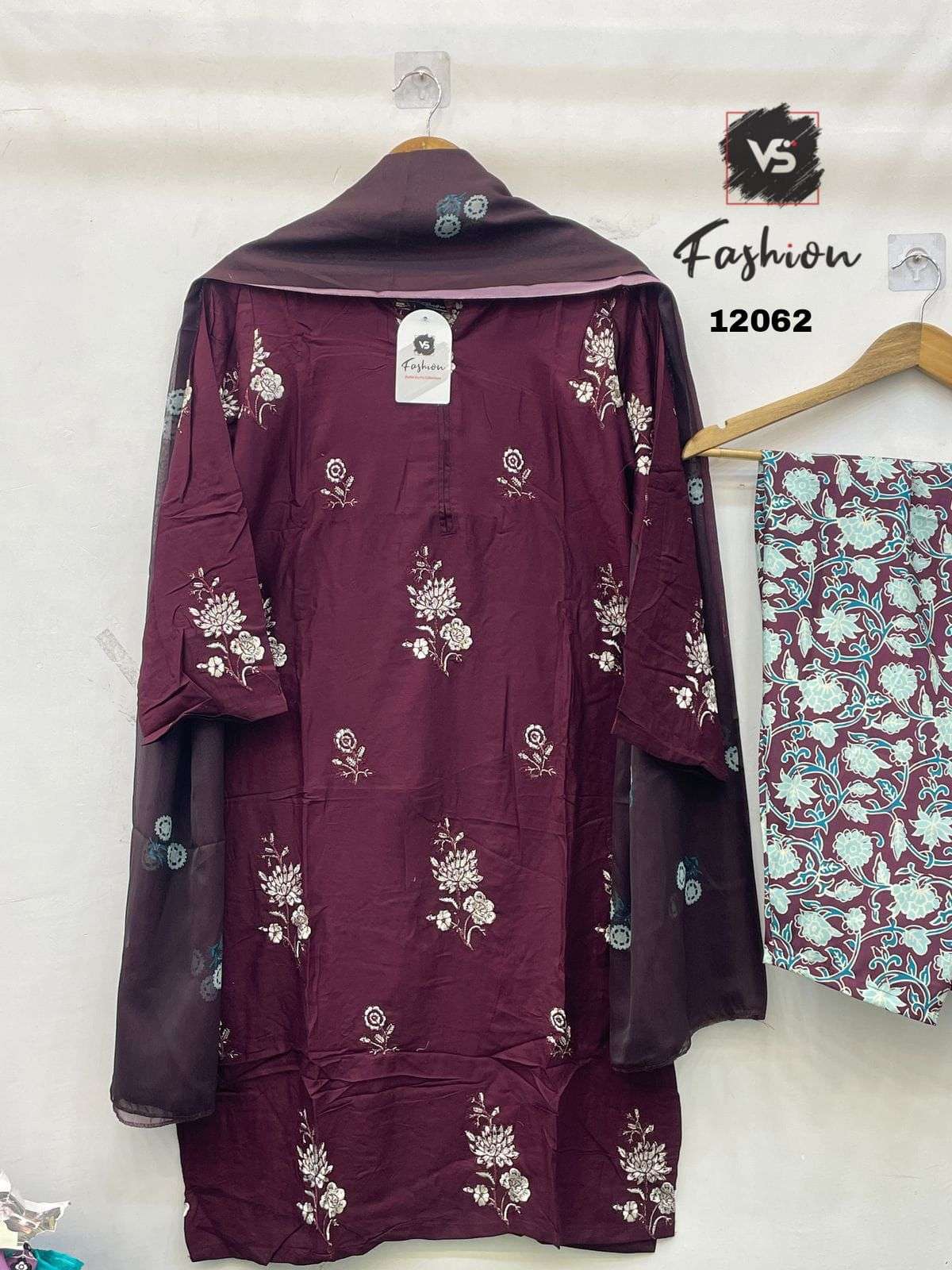 VS.FASHION 12062 RAYON EMBROIDERY PAKISTANI DRESSES - 00312