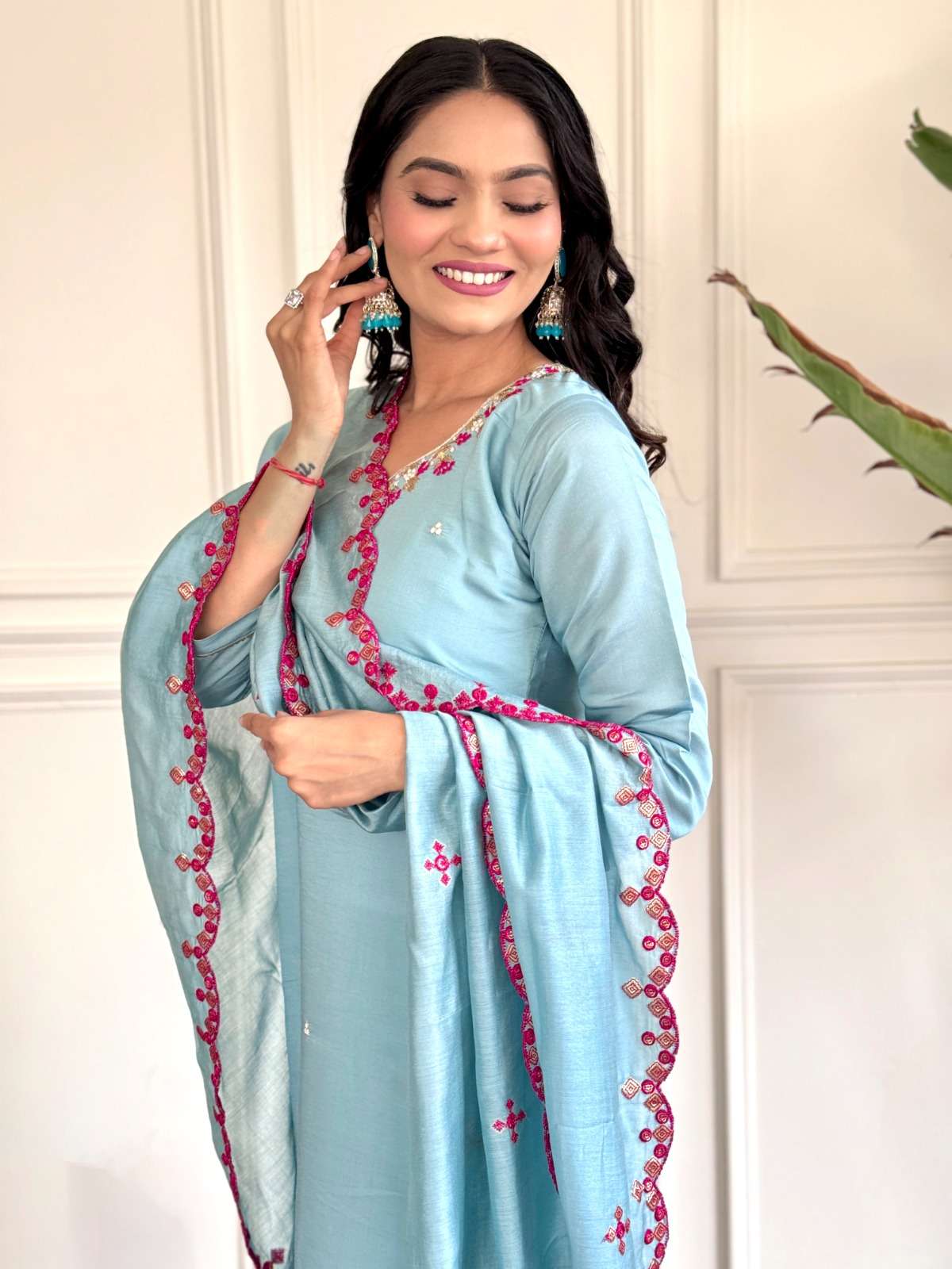 YD-053G BY ASLIWHOLESALE HEAVY VISCOSE EMBROIDERY DRESSES - 00104