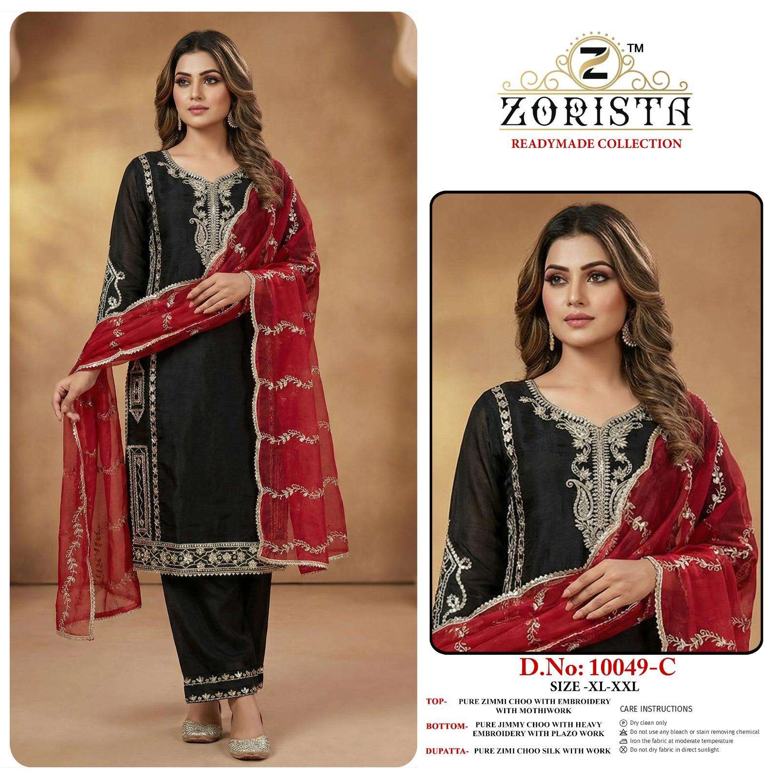 ZORISTA 10049 A TO D SERIES JIMMY CHOO EMBROIDERY PAKISTANI DRESSES-00201