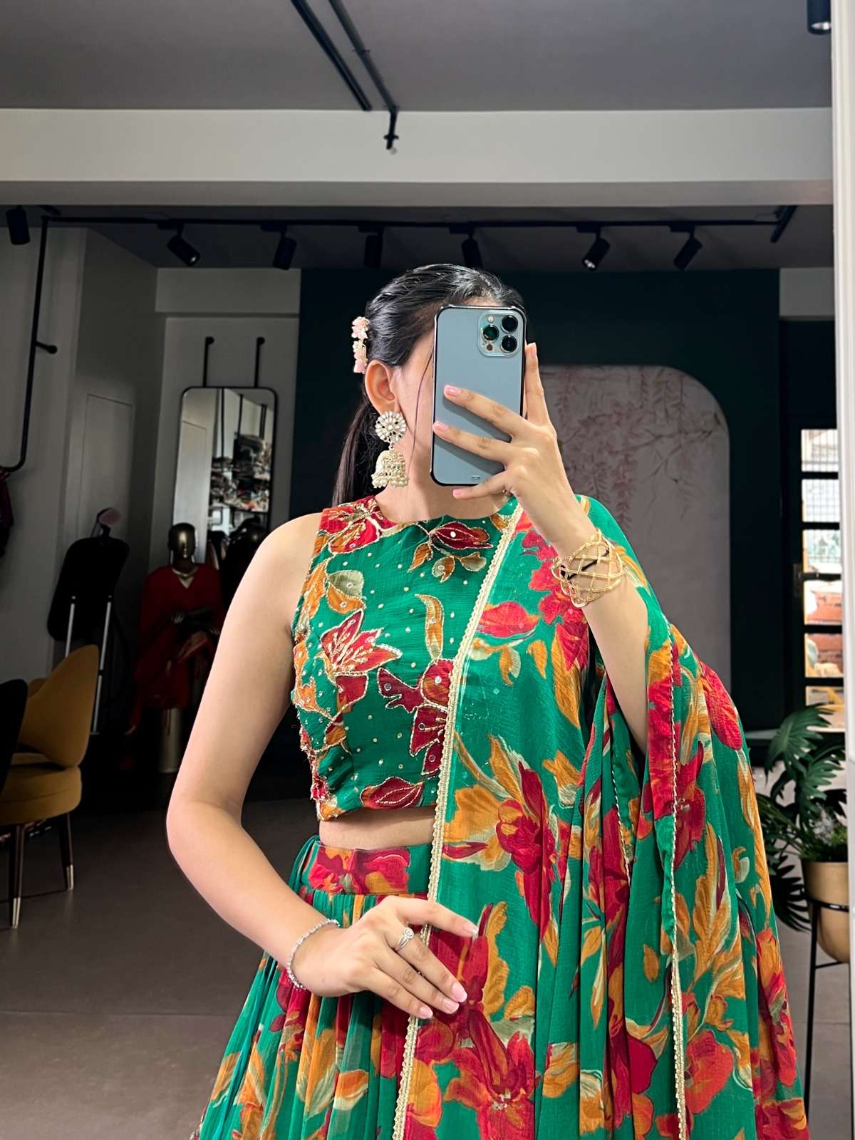 1145 COLOUR BY ASLIWHOLESALE DESIGNER FANCY PRINTED LEHENGAS-00195