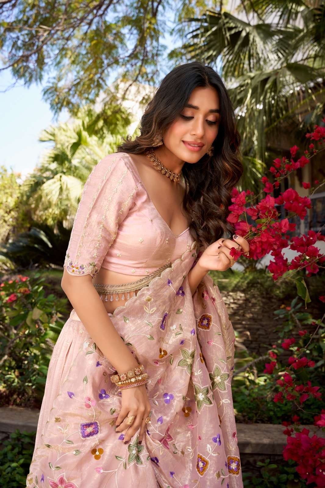 1426 COLOUR BY ASLIWHOLESALE DESIGNER PURE CRUSH EMBROIDERY LEHENGA-00195