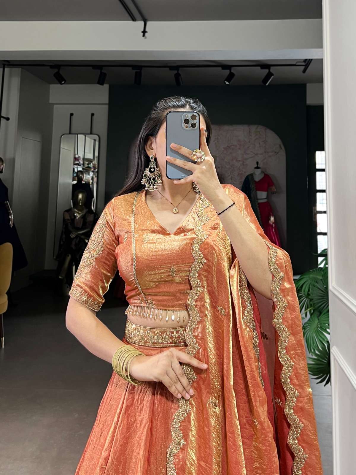 1440 COLOUR BY ASLIWHOLESALE DESIGNER PURE FENDI LEHENGAS-00195