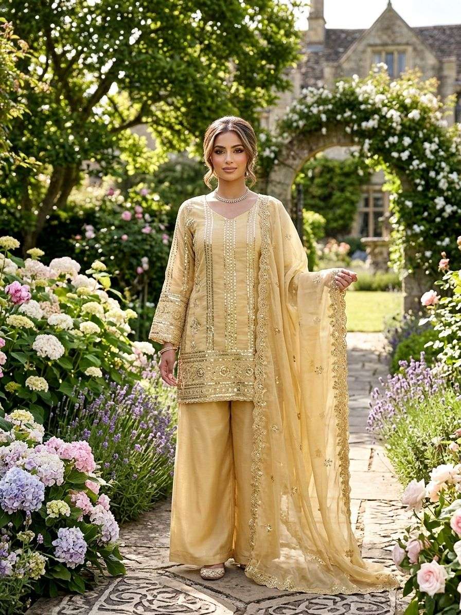 1583 HIT COLOUR BY ASLIWHOLESALE JIMMY CHOO THREAD WITH SEQUNCE WORK - 00241