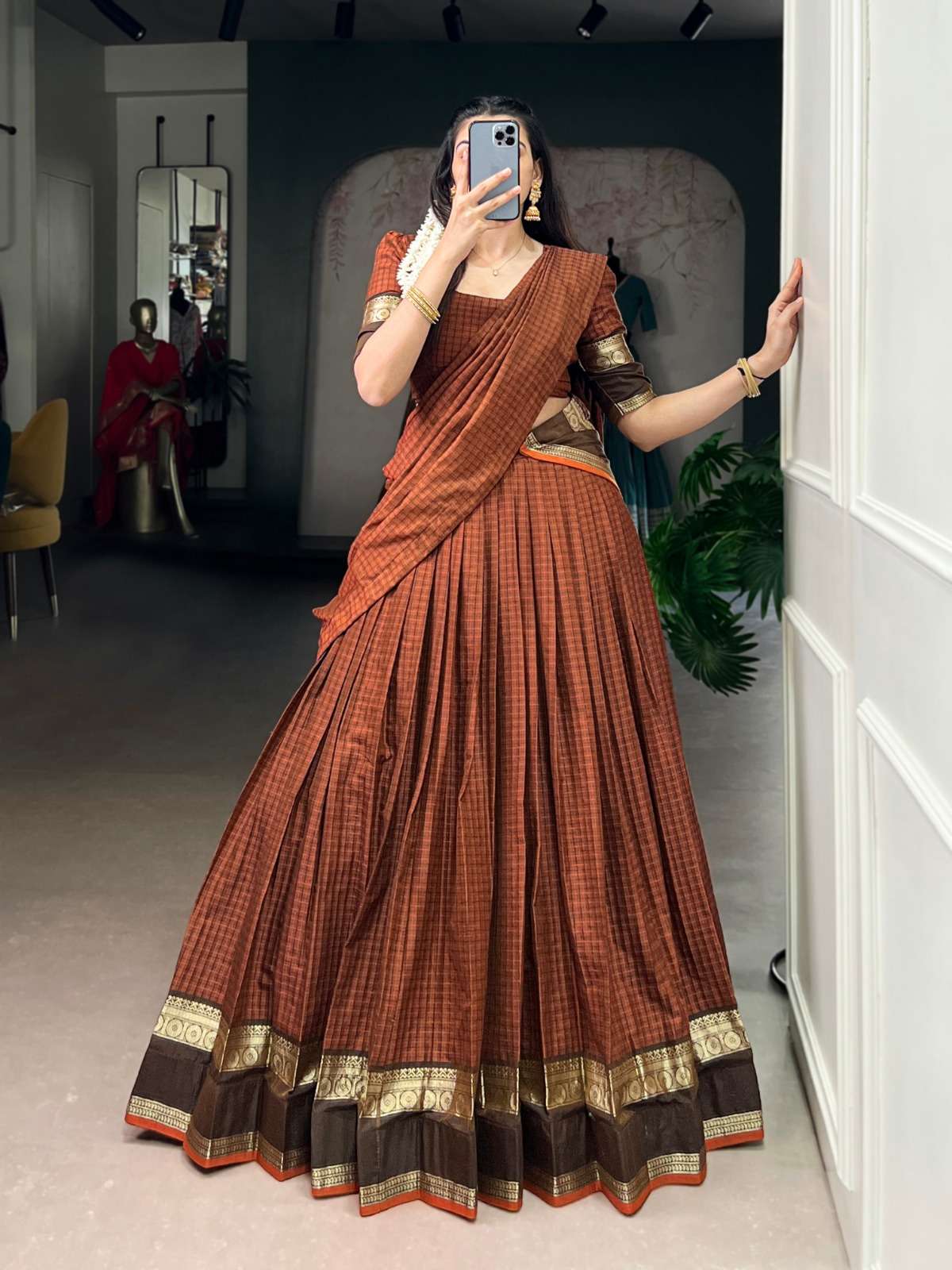 1900 COLOUR BY ASLIWHOLESALE DESIGNER PURE COTTON LEHENGAS-00195