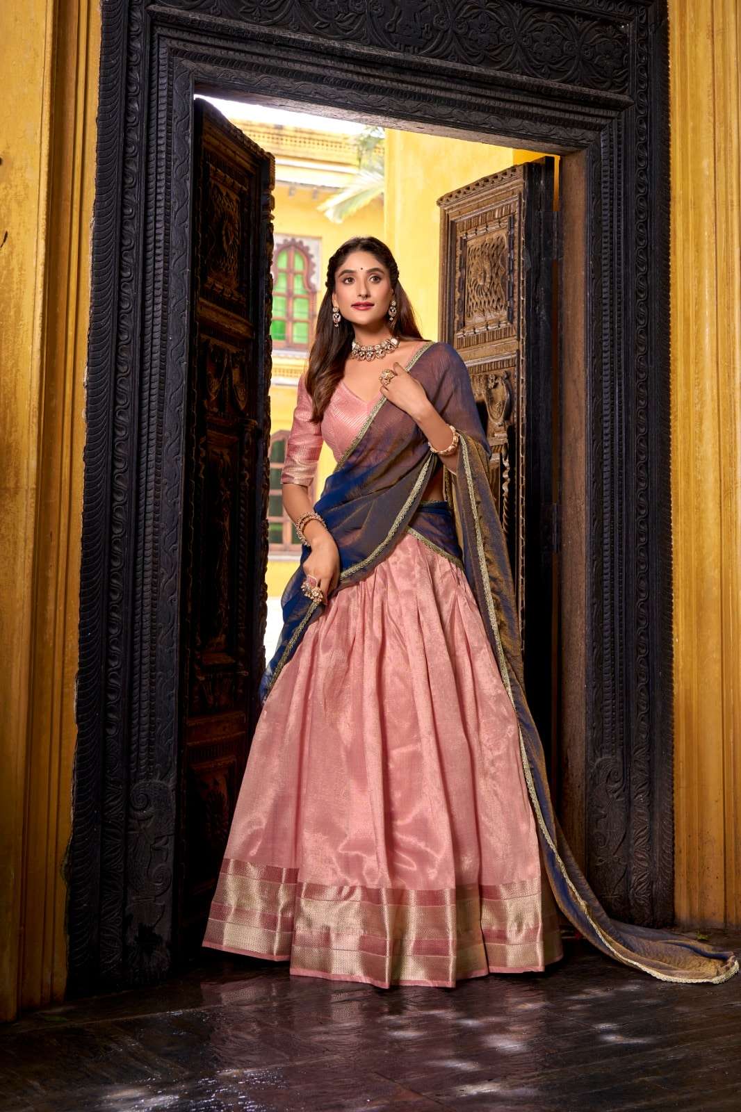 2025 COLOUR BY ASLIWHOLESALE SILK PREMIUM PRINTED LEHENGAS-00195