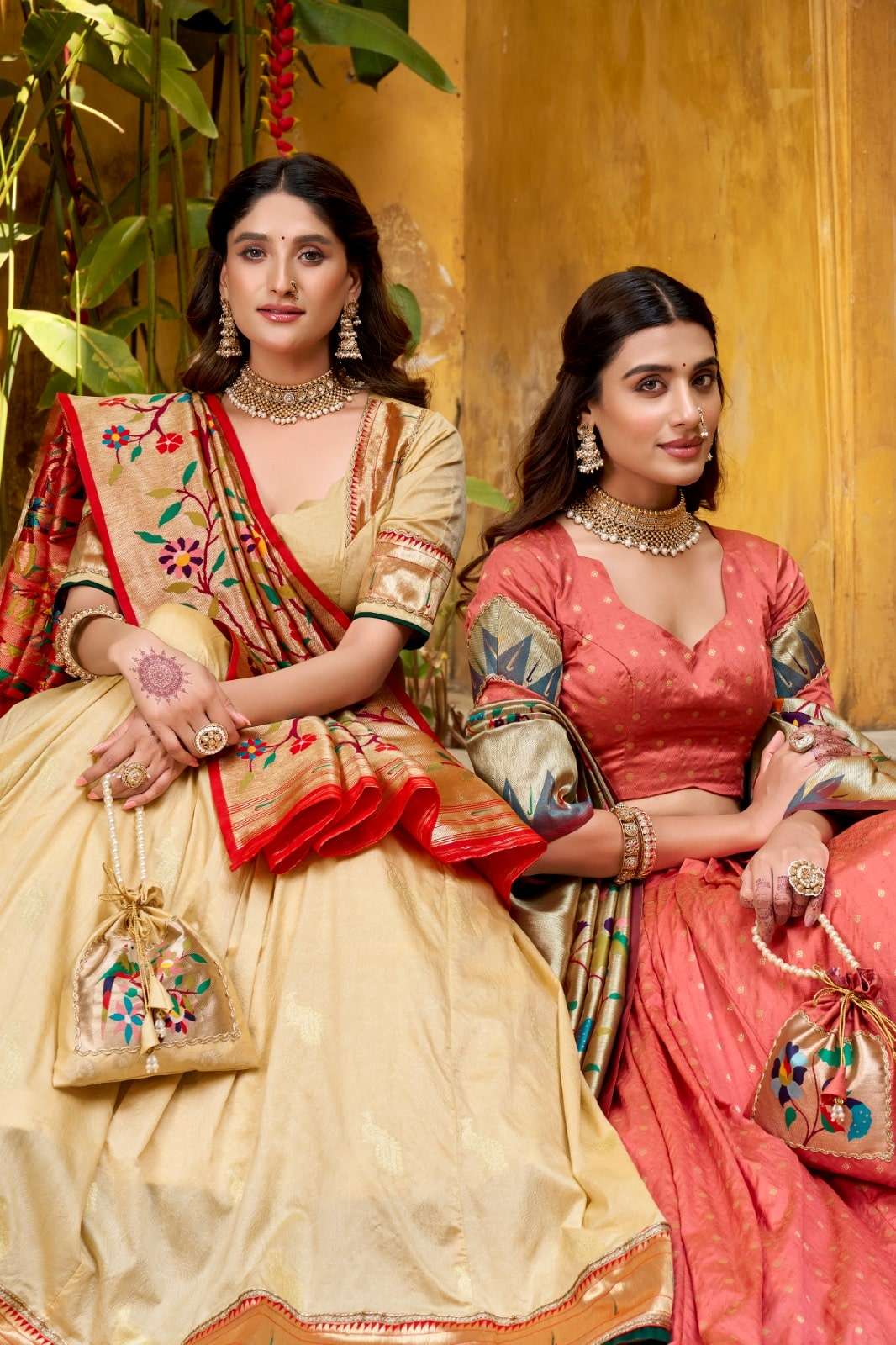 2031 COLOUR BY ASLIWHOLESALE DESIGNER PURE PAITHANI SILK LEHENGAS-00195