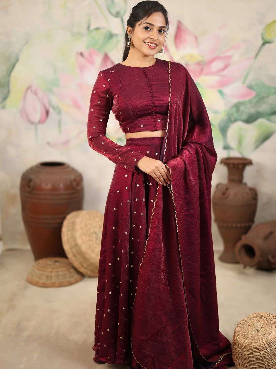 231 HIT DESIGN SILK WITH SEQUINS EMBROIDERY WORK LEHENGAS - 00291