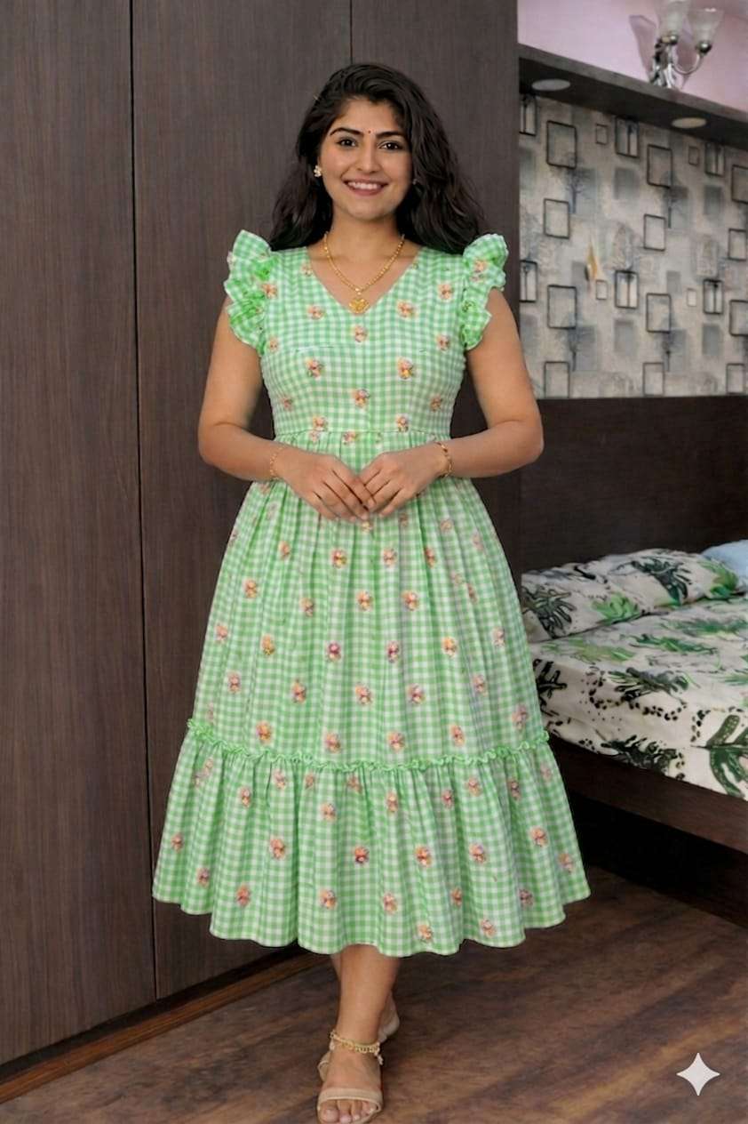 239 SERIES BY ASLIWHOLESALE CHANDERI COTTON SILK STITCHED KURTIS-00293