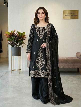 5335 HIT COLOUR BY ASLIWHOLESALE GMY SILK EMBROIDERY PAKISTANI SUITS - 00262