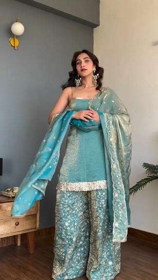 5995 HIT COLOUR BY ASLIWHOLESALE FENDY SILK STITCHED DRESSES - 00242