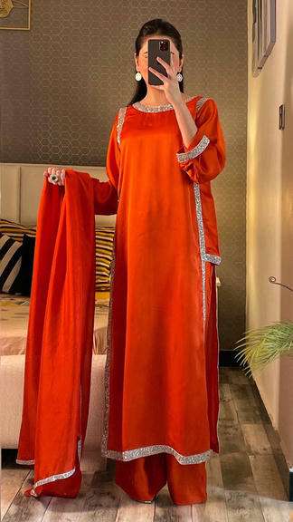 5999 HIT COLOUR BY ASLIWHOLESALE CREPE COTTON STITCHED DRESSES - 00242