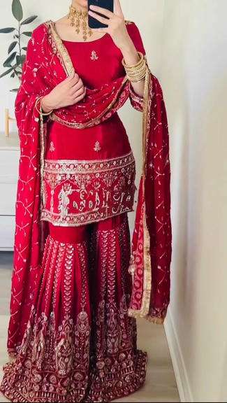 6003 HIT COLOUR BY ASLIWHOLESALE CHINON SILK THREAD WITH SEQUNCE DRESSES- 00242