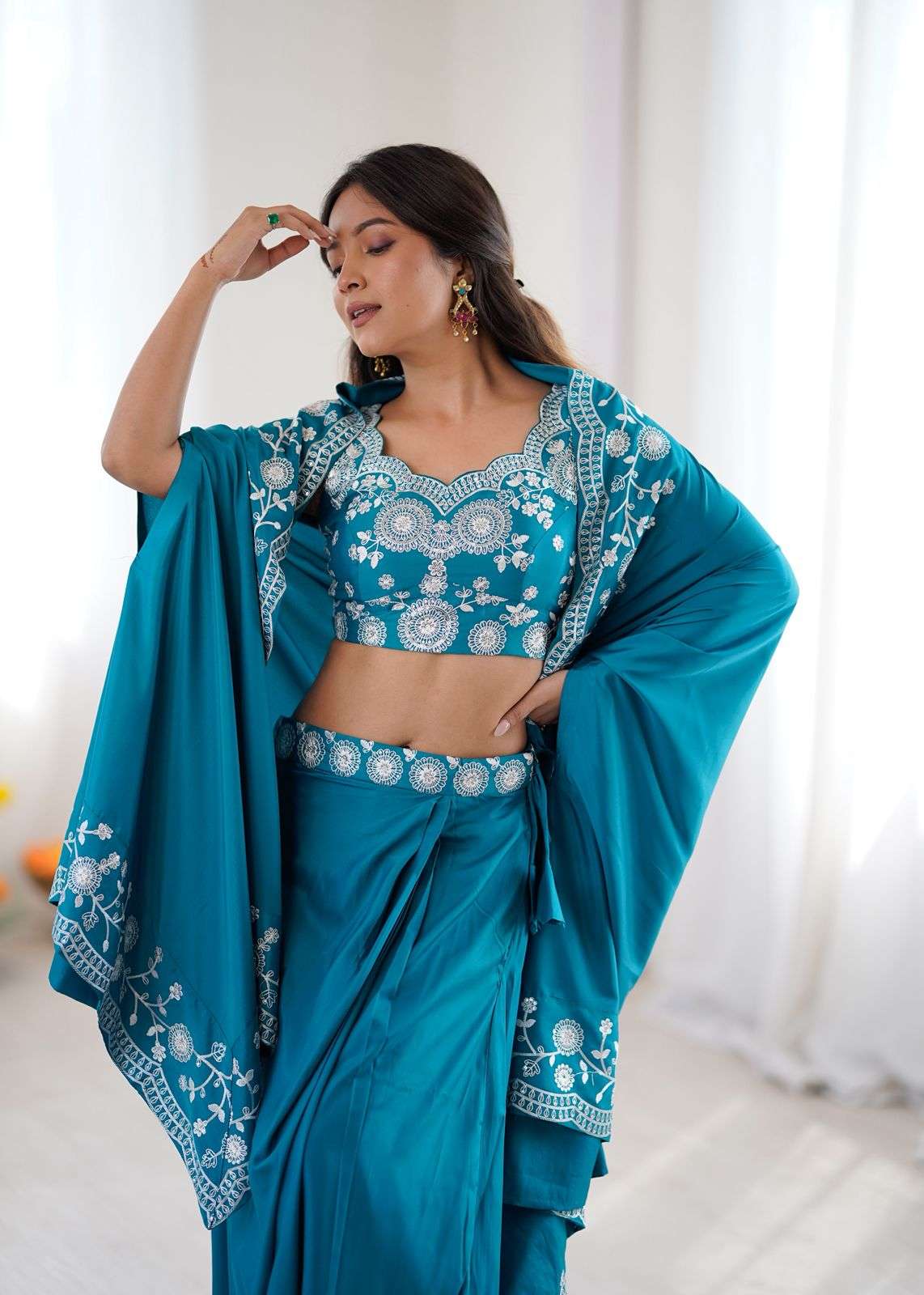 65 DESIGN BY ASLIWHOLESALE CREPE SILK PREMIUM EMBROIDERY LEHENGAS - 00287