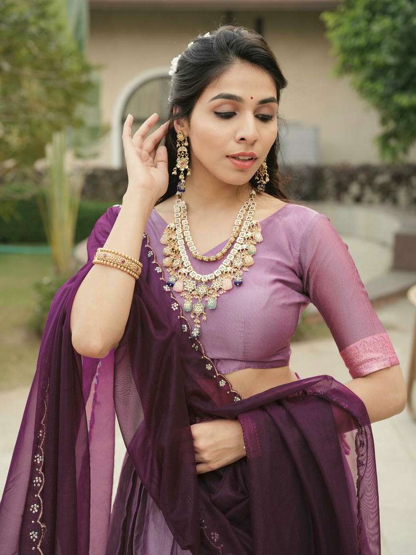 8134 COLOUR BY ASLIWHOLESALE SIMAR SILK EMBROIDERY LEHENGAS-00135