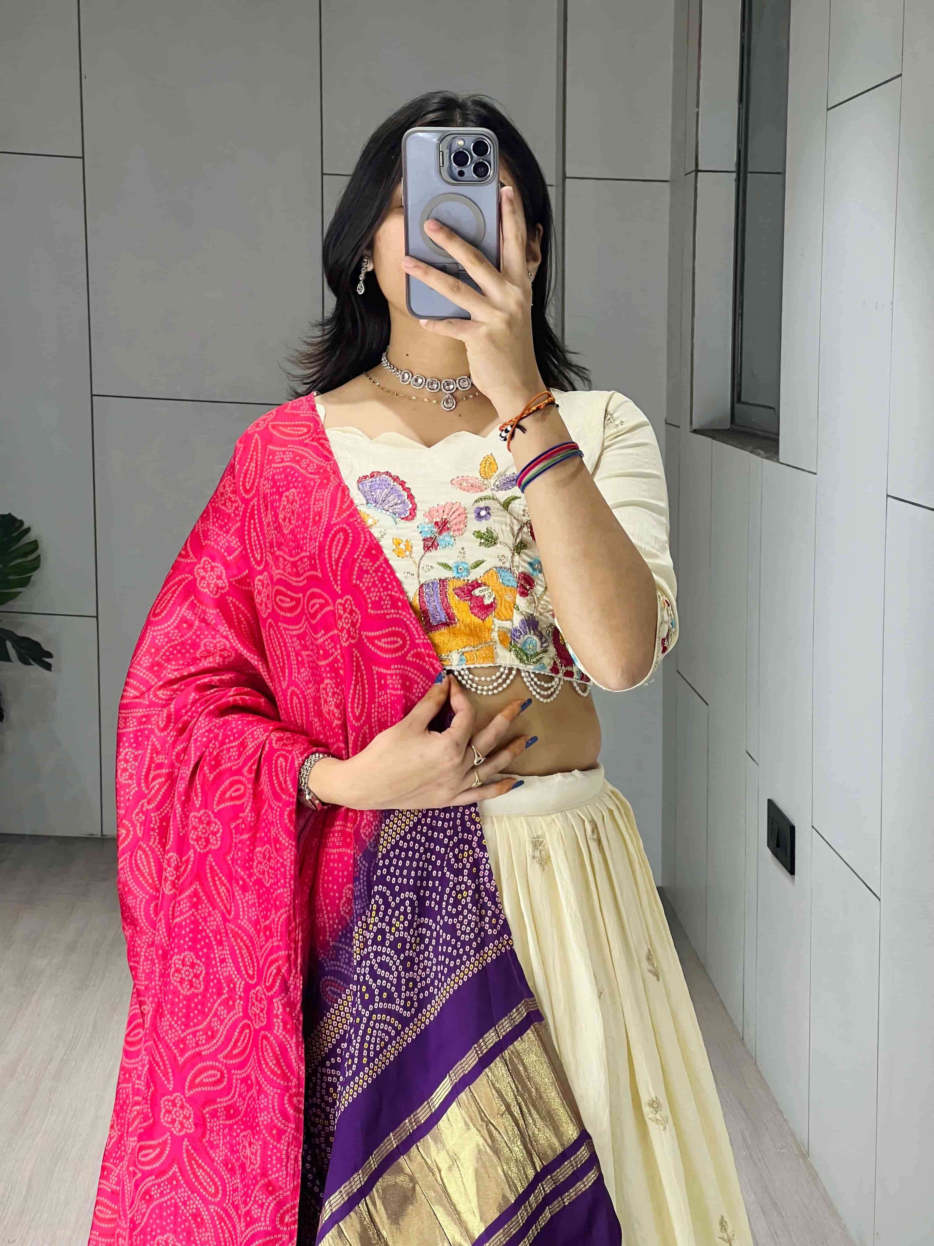 8138 COLOUR BY ASLIWHOLESALE DESIGNER PURE CRUSH VICHITRA LEHENGAS-00135