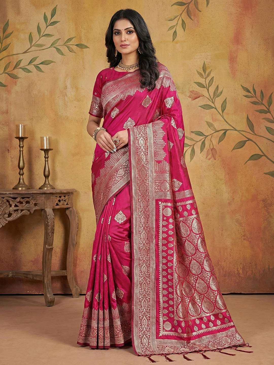 AADYA SILK VOL-3 BY ASLIWHOLESALE SILK BLEND PREMIUM PRINTED SAREES-00281