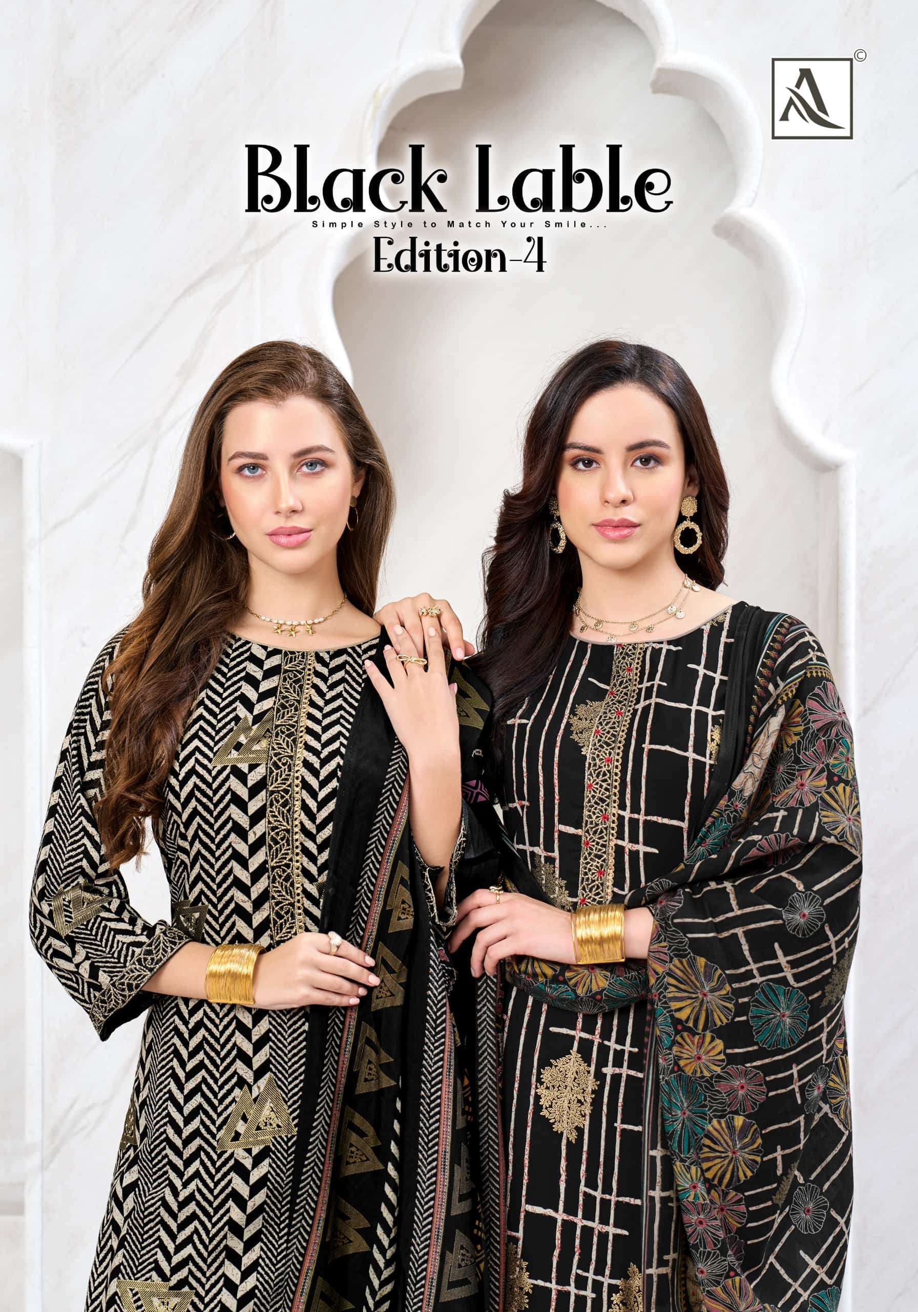ALOK SUIT BLACK LABLE VOL-04 PURE VISCOSE RAYON PRINTED PAKISTANI DRESSES-00201