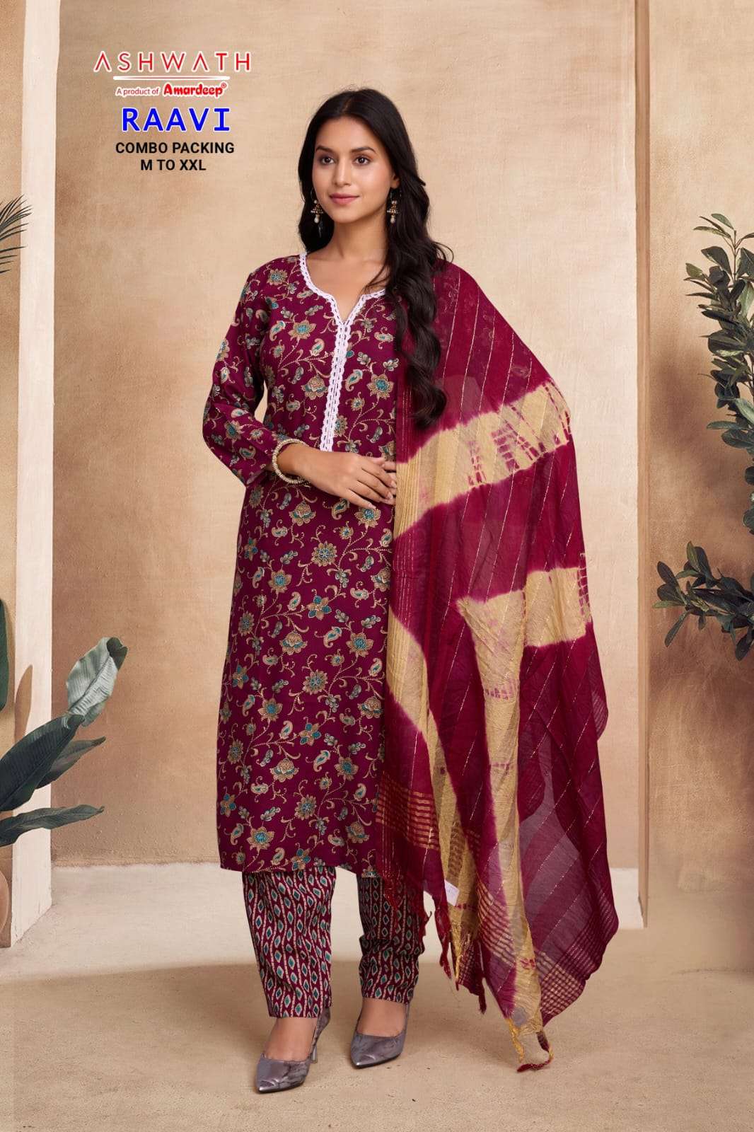ASHWATH TRENDZ RAAVI PURE RAYON PRINTED DRESSES-00275