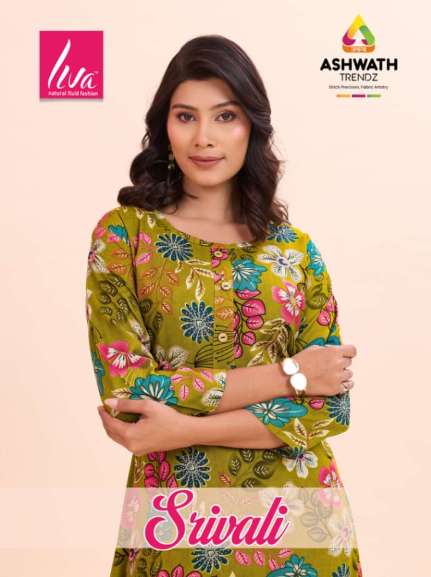 ASHWATH TRENDZ SRIVALI NX RAYON PREMIUM STITCHED ANARKALI KURTIS SET-00275
