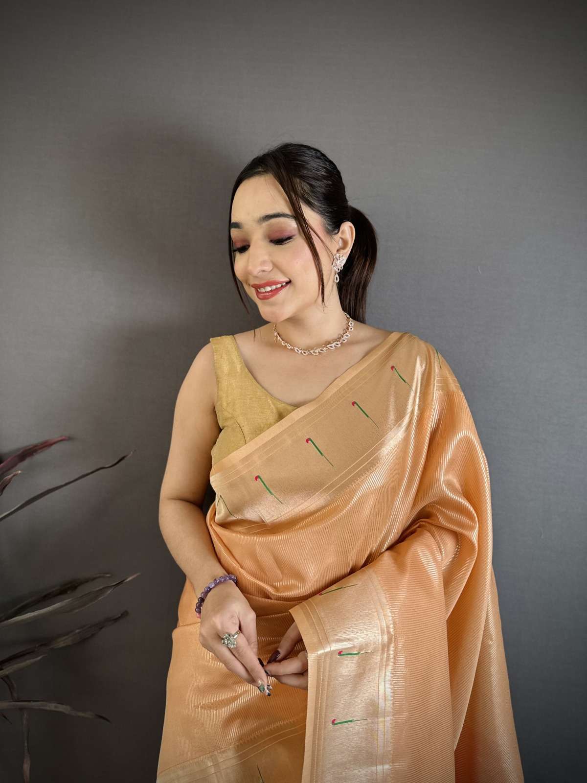 ATTACK BY ASLIWHOLESALE KANJIVARAM TISSUE SILK SAREES-00230