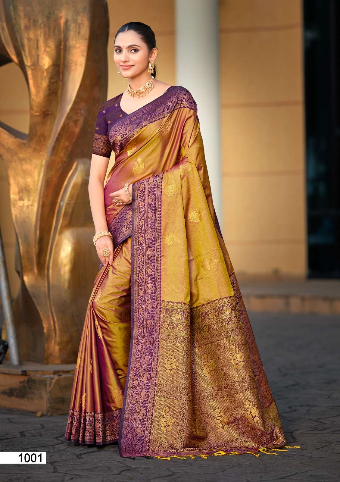 BUNAWAT MAMTA SILK 1001 TO 1008 SERIES PREMIUM SOFT SILK SAREES-00037