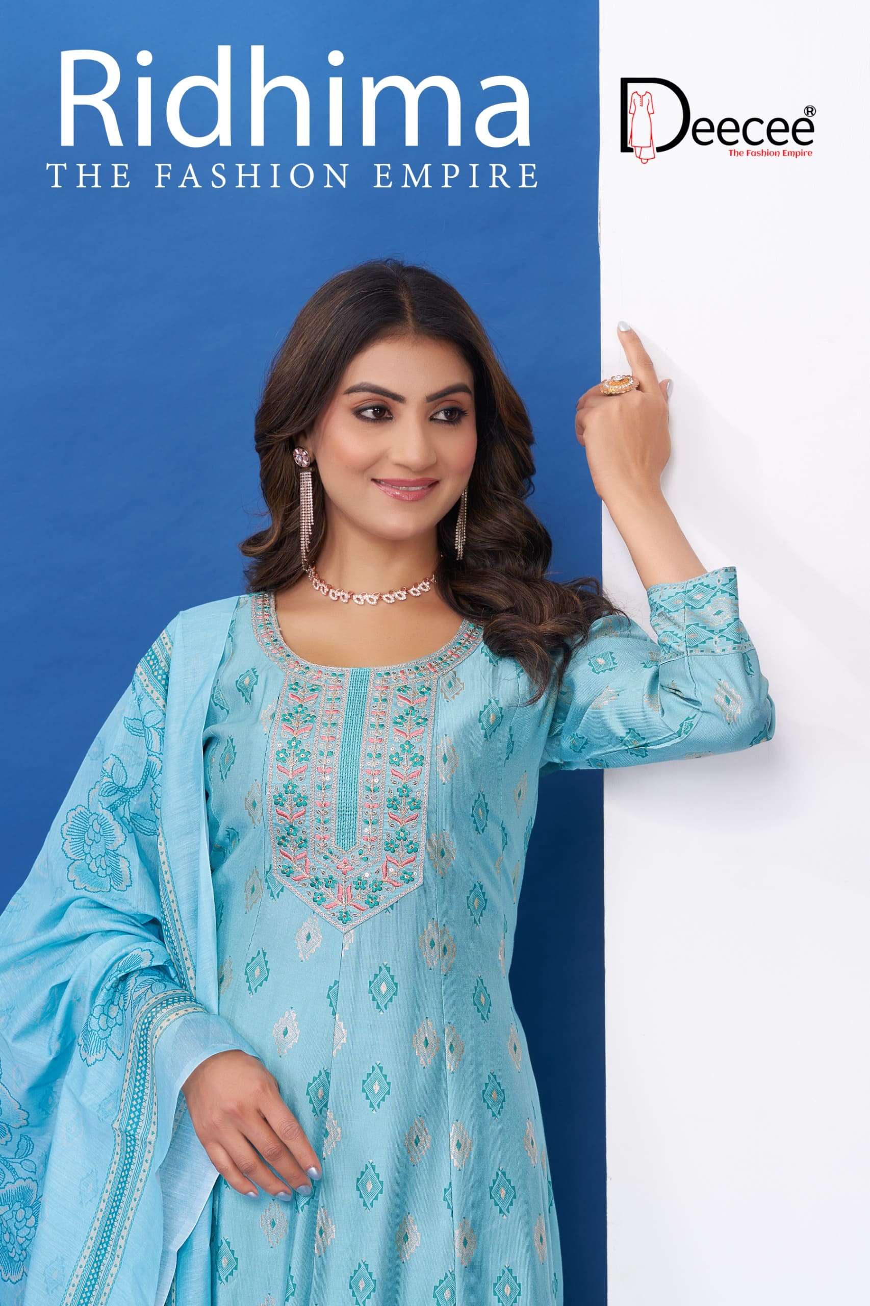 DEE CEE RIDHIMA 01 TO 06 SERIES PURE GADHWAL PRINTED DRESSES-00093