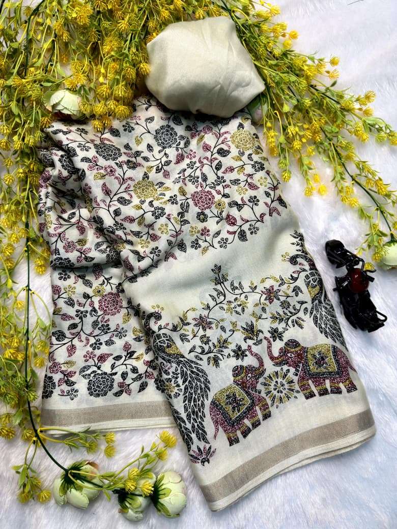 DEVYANI VOL-161 BY ASLIWHOLESALE MUL COTTON SILK KALAMKARI PRINTED SAREES-00259