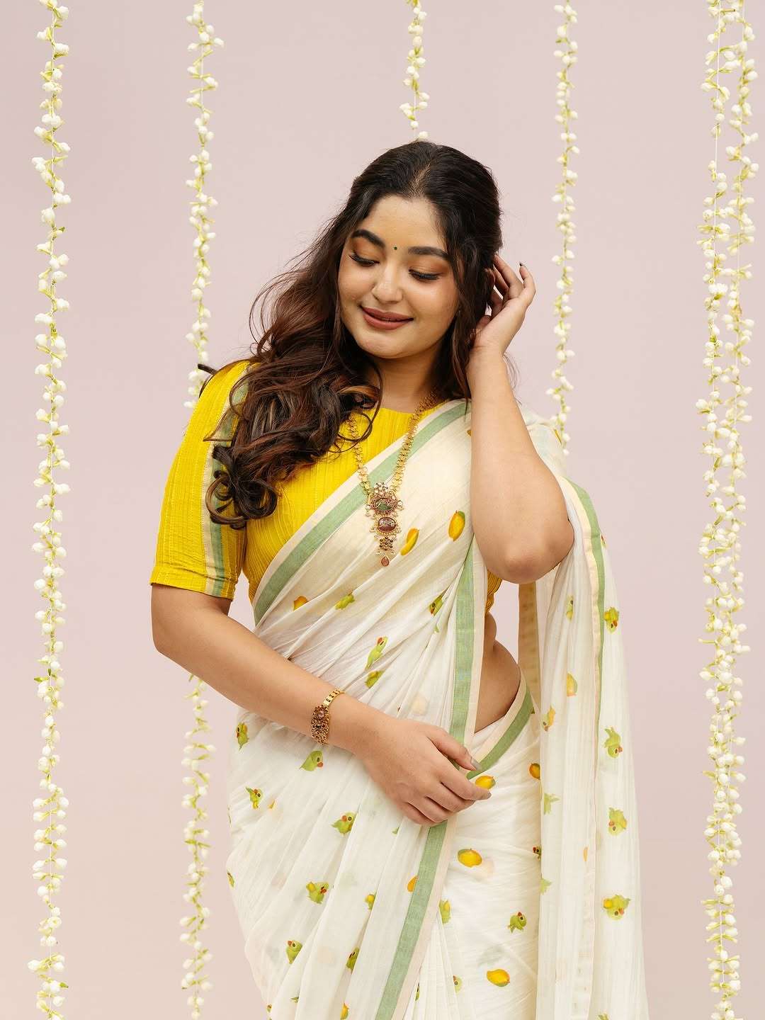DEVYANI VOL-163 BY ASLIWHOLESALE PREMIUM LINEN PRINTED SAREES-00259