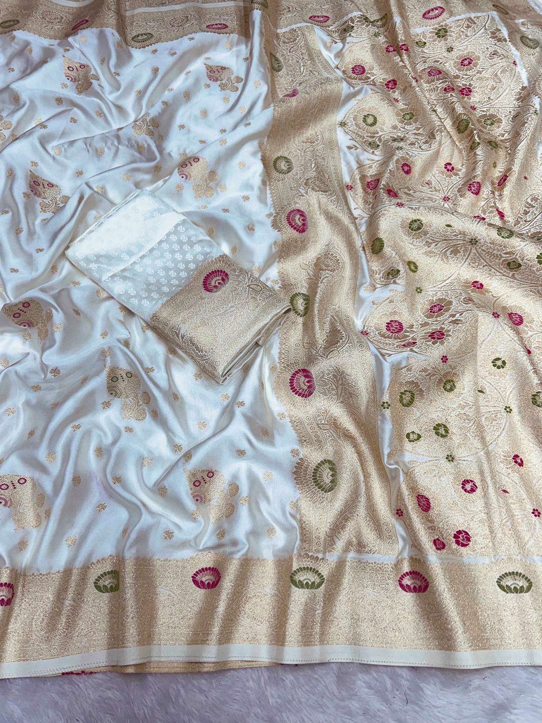 FALONI VOL-70 BY ASLIWHOLESALE BANARASI SATIN SILK SAREES-00268