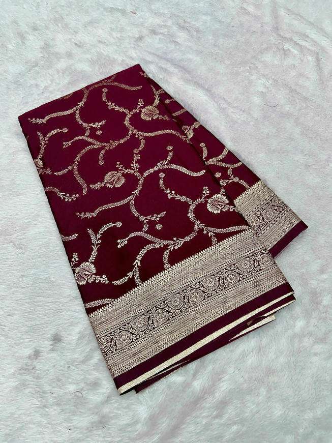 FALONI VOL-71 BY ASLIWHOLESALE BANARASI SATIN SILK SAREES-00268