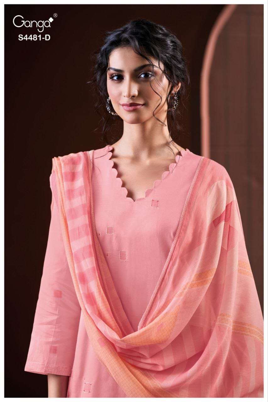 GANGA FASHION CRUZIE S-4481 SERIES COTTON PRINTED PUNJABI SUITS-00252