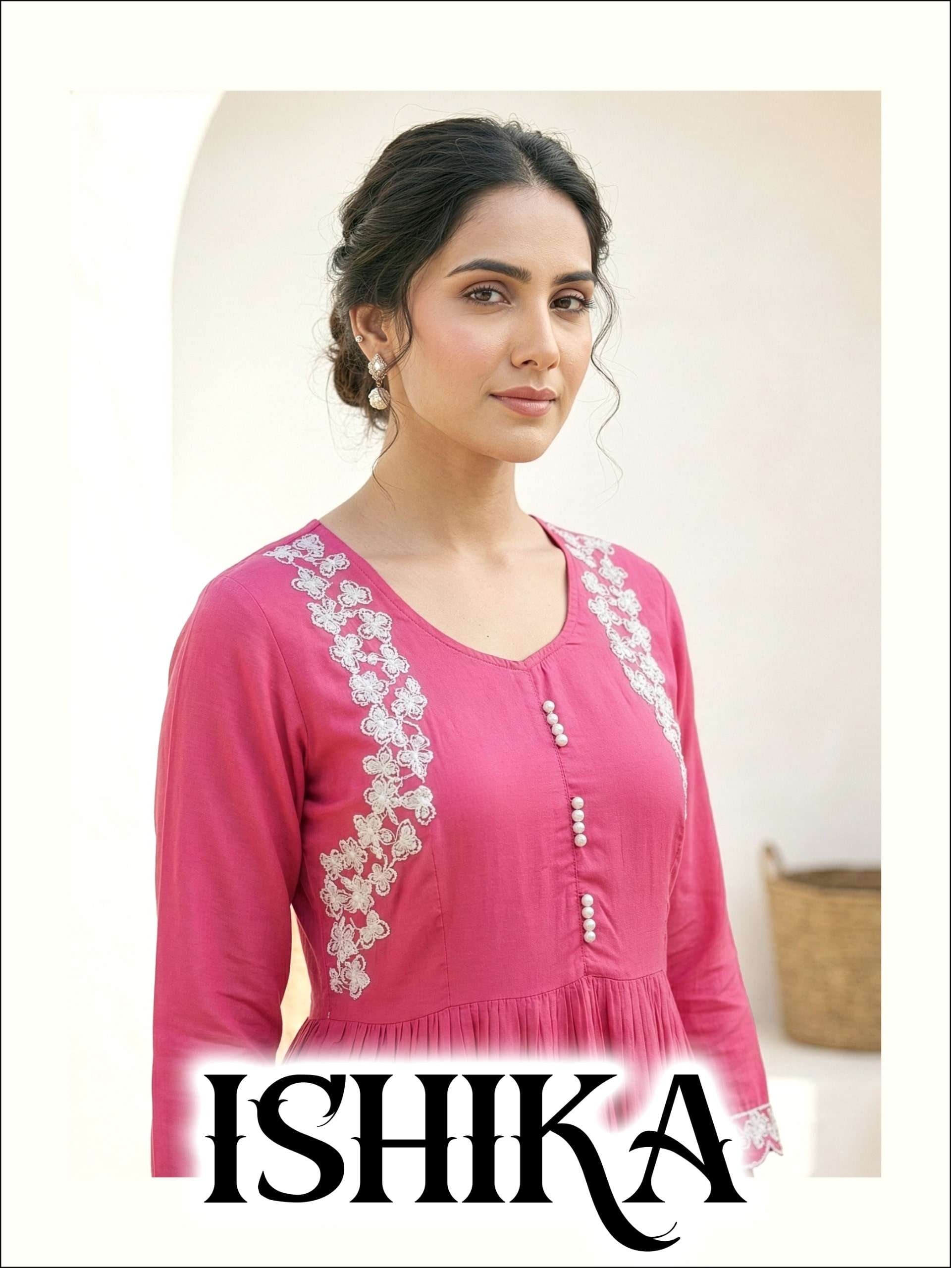 ISHIKA BY ASLIWHOLESALE ROMAN SILK EMBROIDERY STITCHED DRESSES SET-00320
