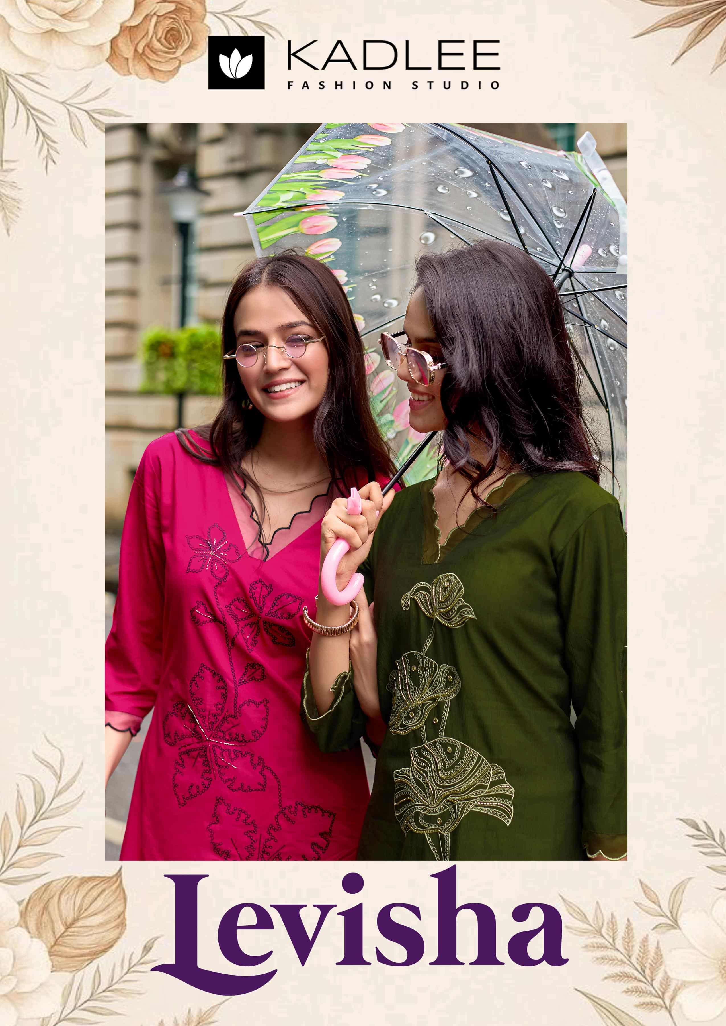 KADLEE LEVISHA 4001 TO 4004 SERIES PURE VISCOSE WEAVING DRESSES-00014